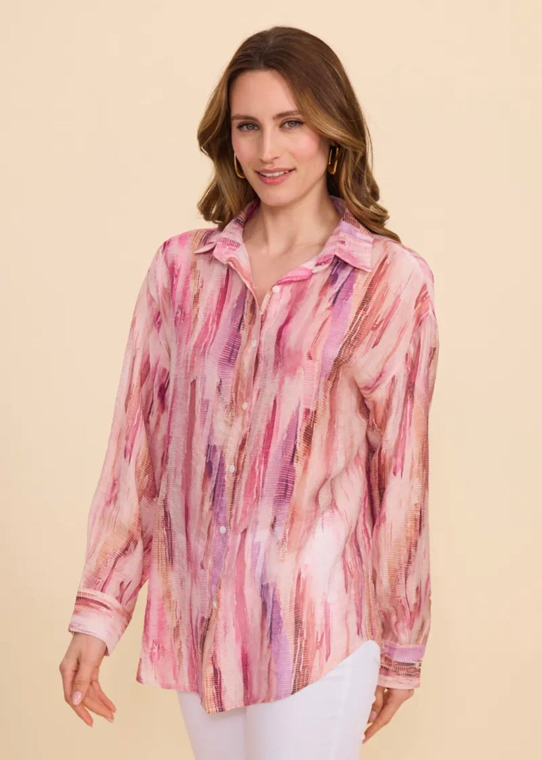 Chemise & Blouse manches longues imprimée