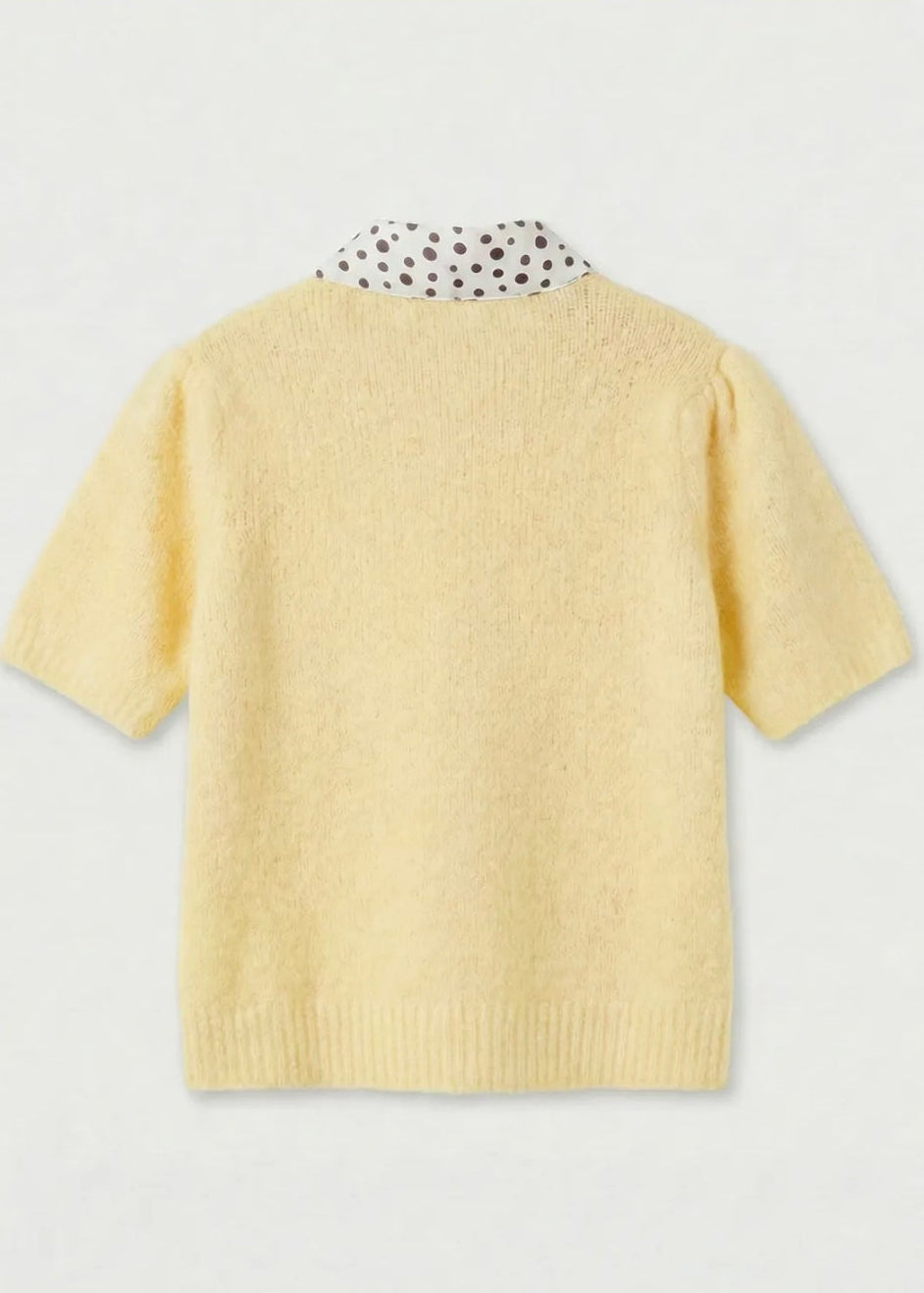 Pull manches courtes avec foulard – Printemps femme