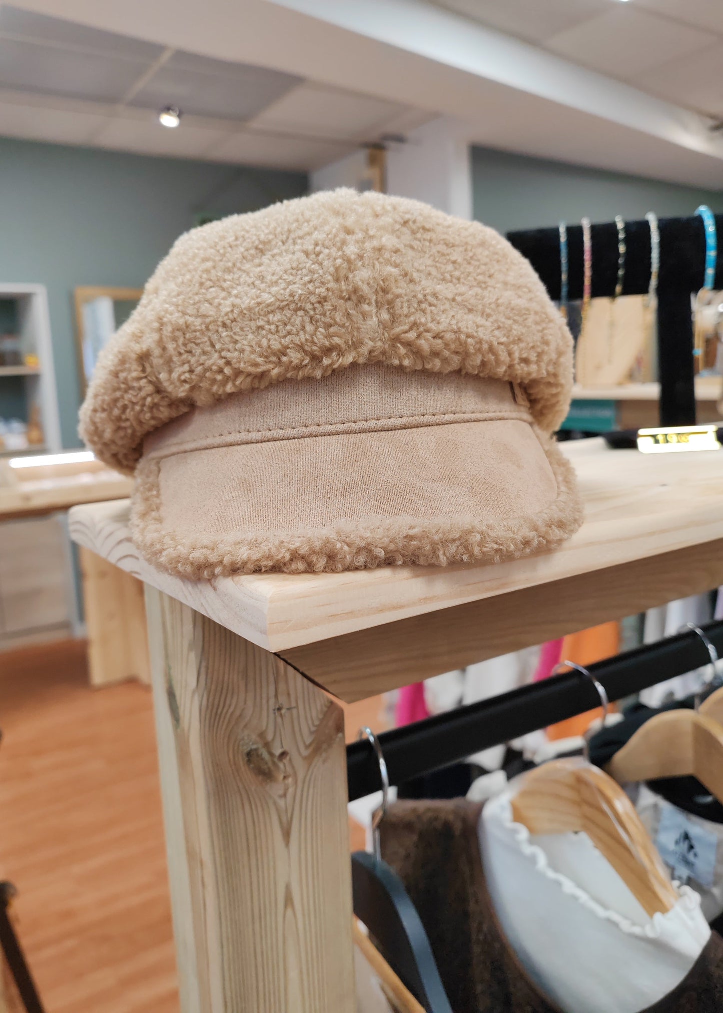 Casquette effet mouton