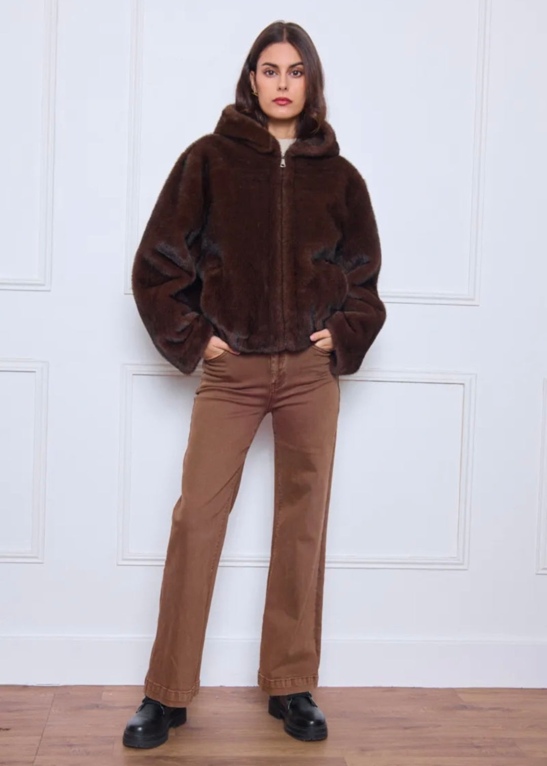 Veste en fausse fourrure femme Vogue N°8