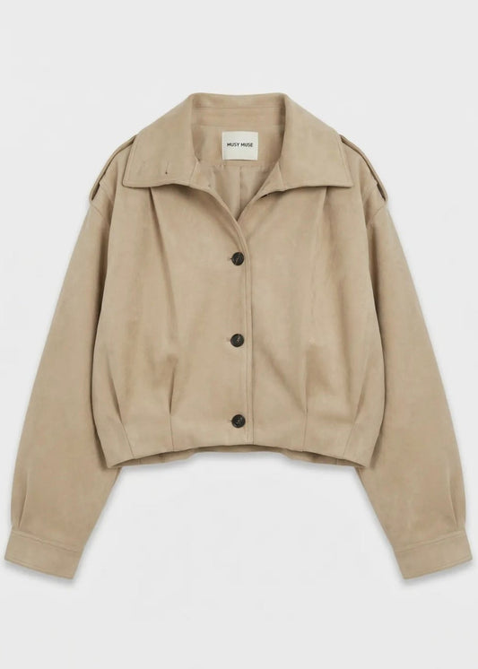 Veste bomber tendance en coton et polyamide – Légère & résistante