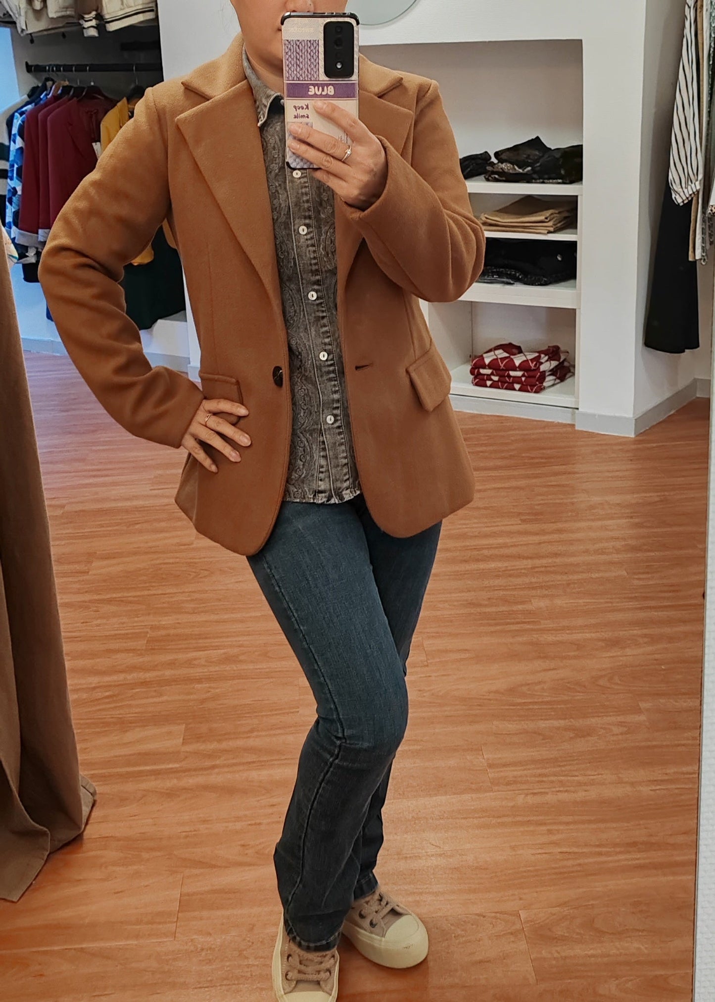 Blazer/veste costume en laine Vogue N°8