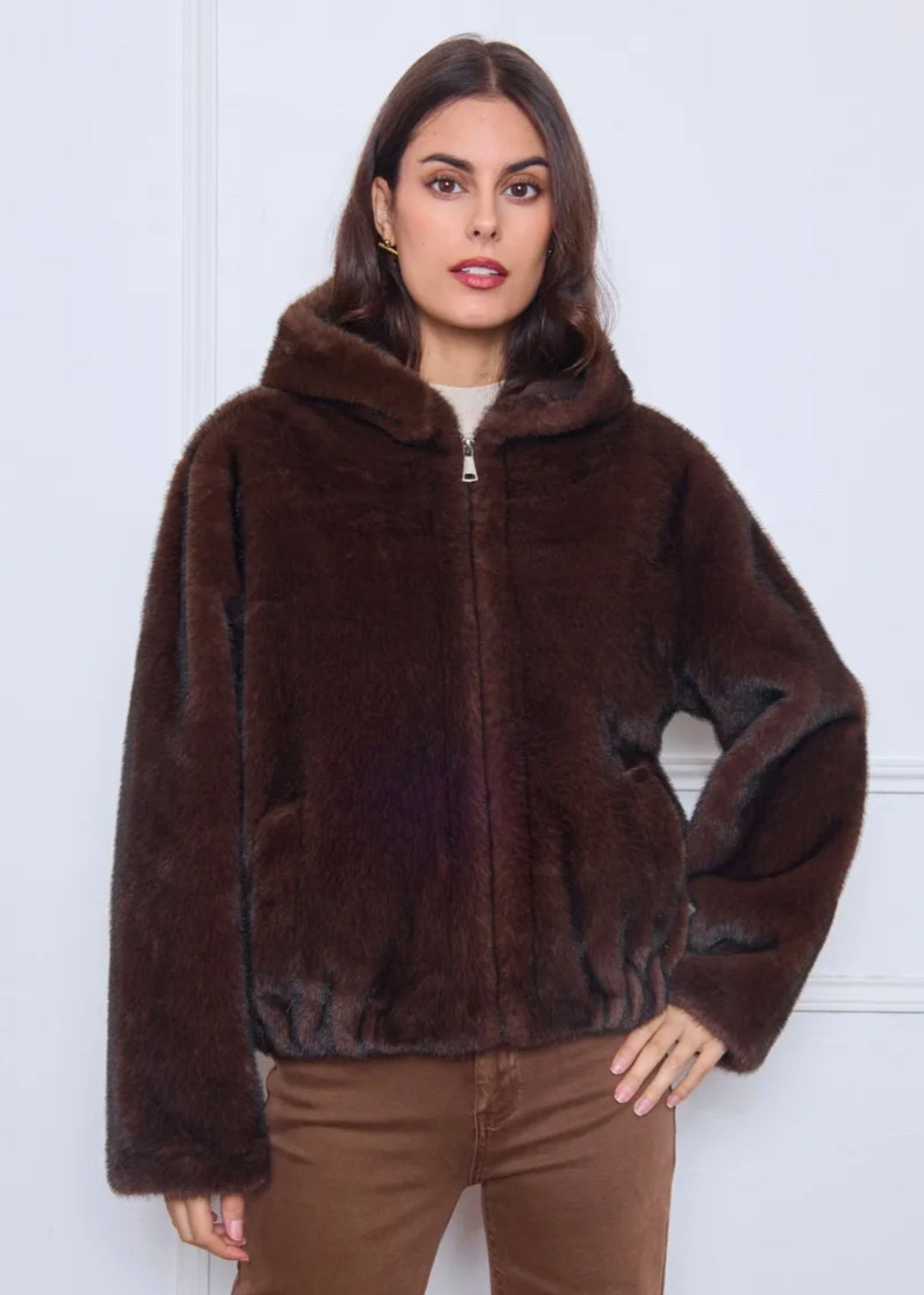 Veste en fausse fourrure femme Vogue N°8