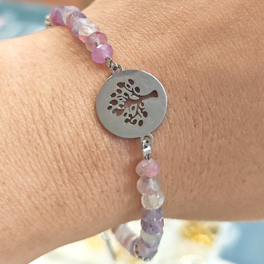 Bracelet arbre de vie en Pierres Naturelles Vogue N°8