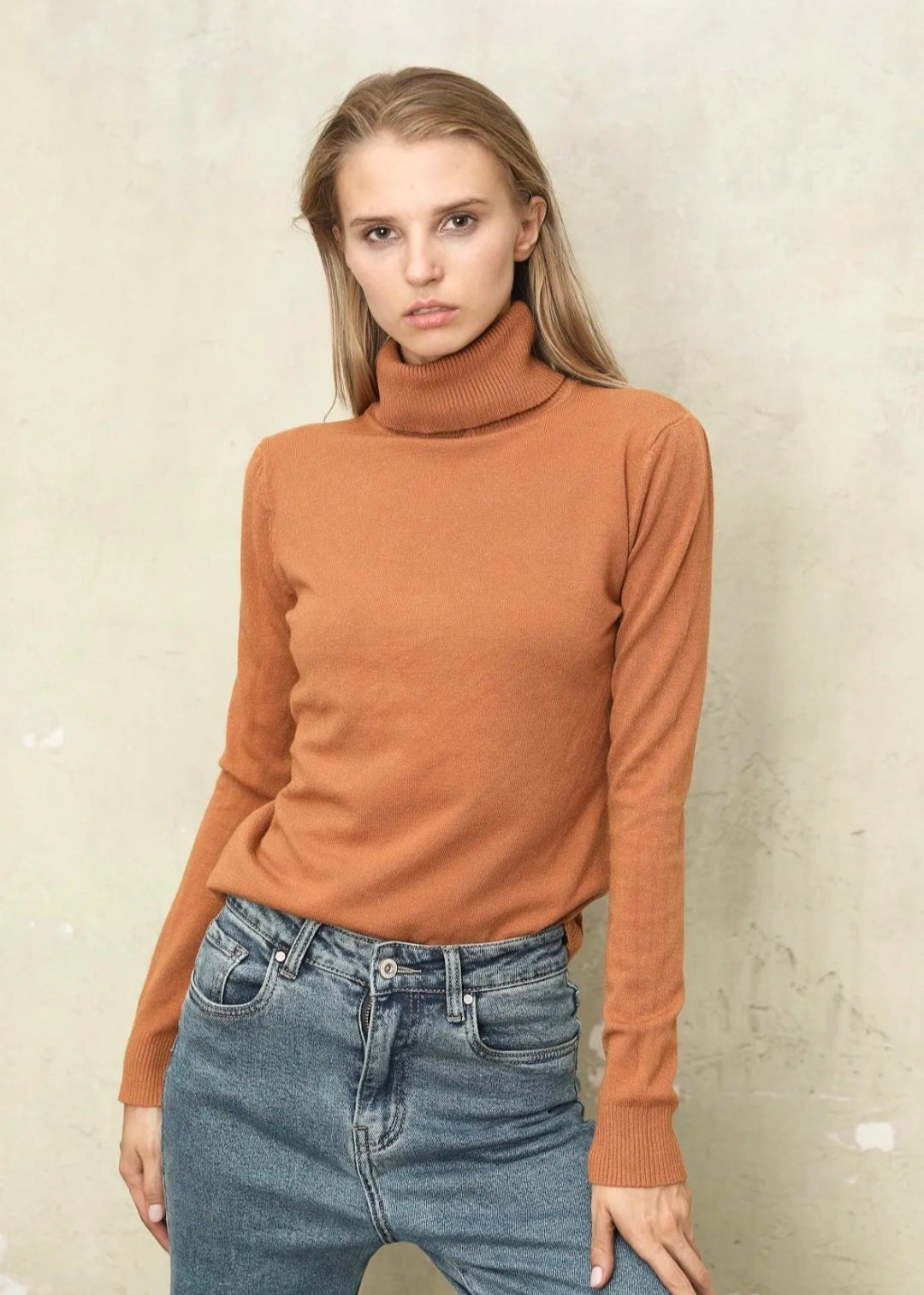 Pull col roulé femme ultra doux – Maille confortable