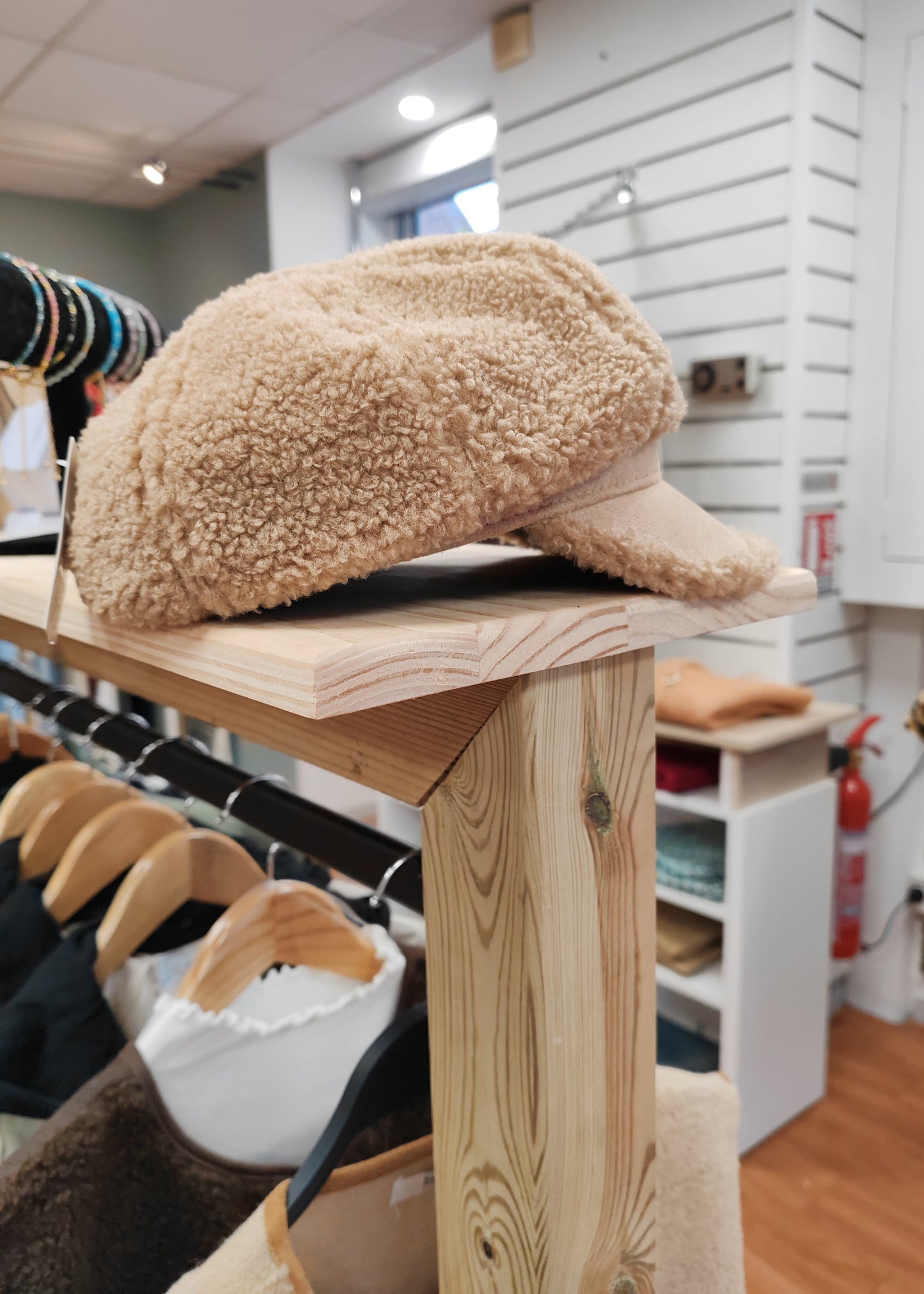 Casquette effet mouton