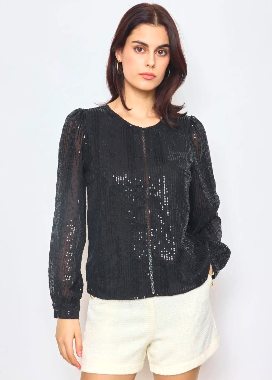 Top Noir brillant Vogue N°8