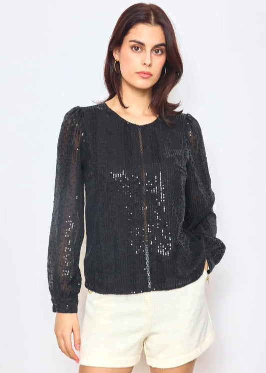 Top Noir brillant Vogue N°8