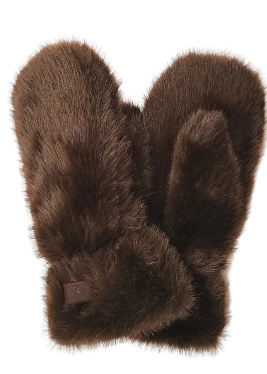 Moufles chaudes femme – fausse fourrure, douces et isolantes Vogue N°8