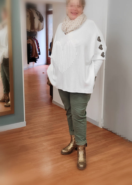 Pull oversize Ample