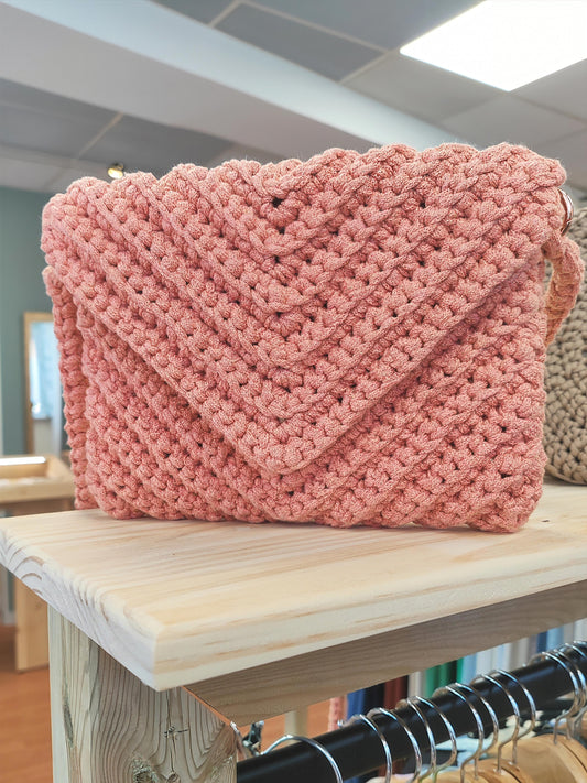 Handmade Crocheted Clutch Bag