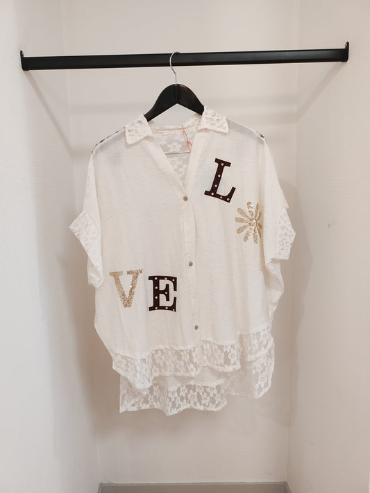Bohemian lace shirt