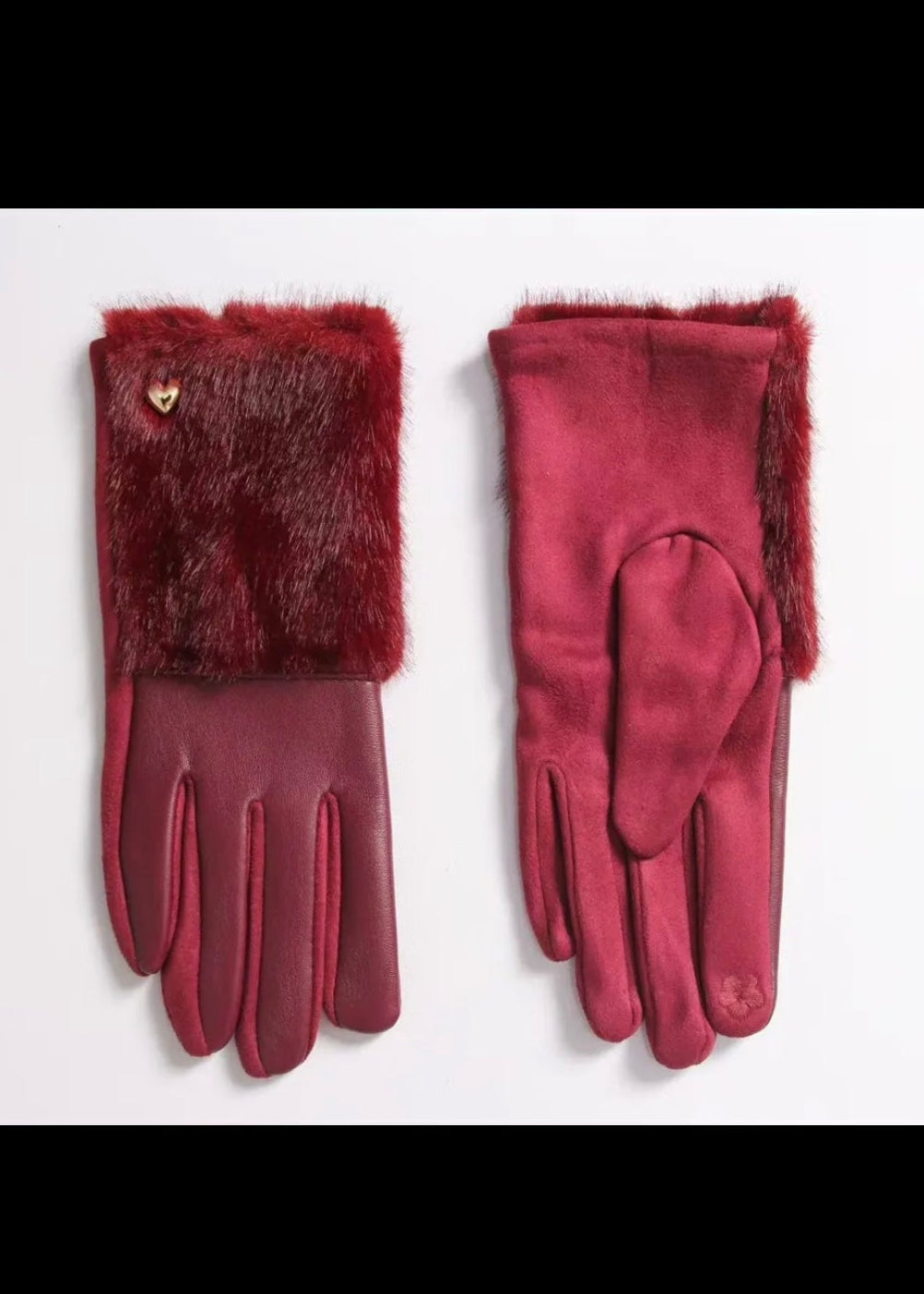 Gants doigts tactile - imitation fourrure Vogue N°8