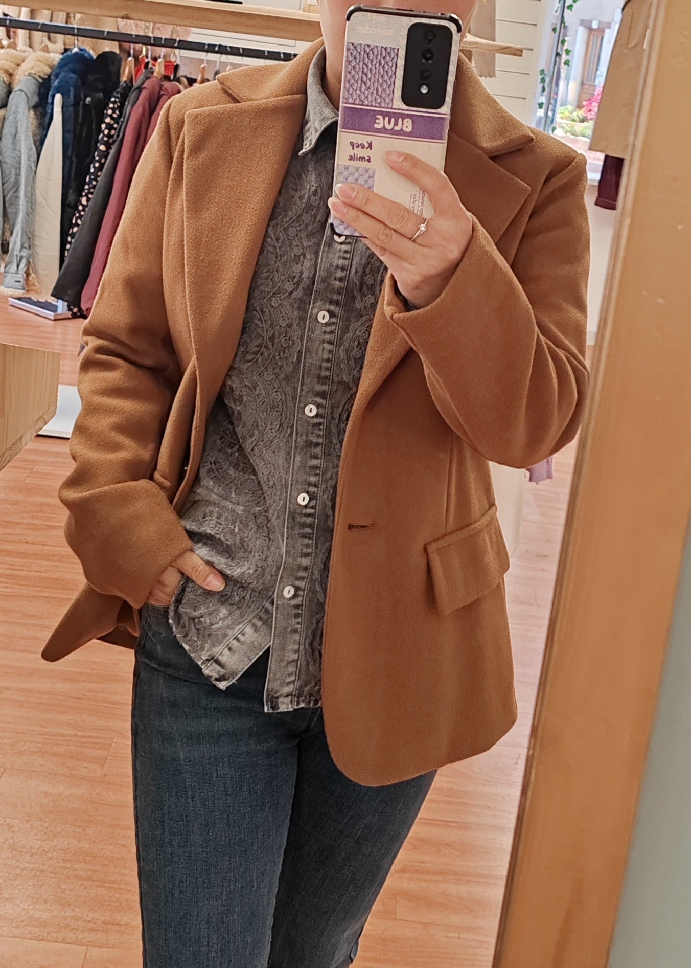 Blazer/veste costume en laine Vogue N°8