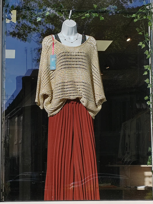 Jupe-Culotte plissée
