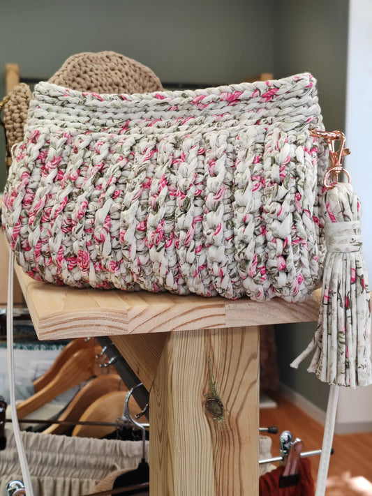 Handmade Crocheted Clutch Bag