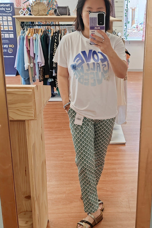 7/8 cotton capri pants