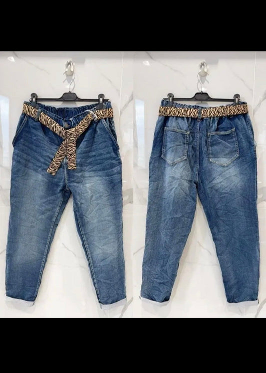 Pantalon Jean Oversize Mina rosa
